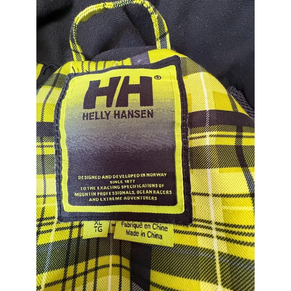 Helly Hansen TechXP Ski Jacket Mens XL Plaid Thinsulate  Snowboard Coat